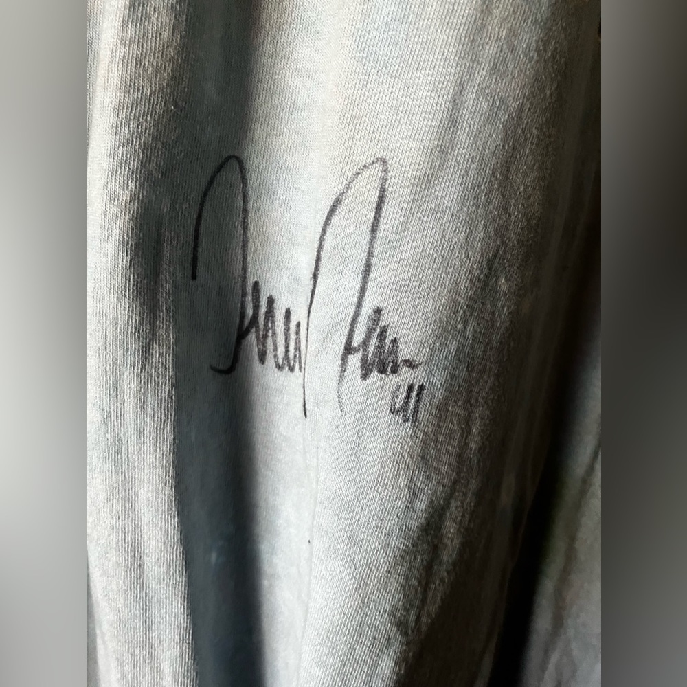 DALLAS COWBOYS MEDIUM TIDE DYDE SHIRT SIGNED BY TERRANCE NEWMAN #41 CB